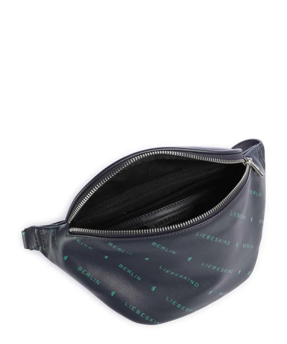 Monogram Soft Nappa M Gürteltasche fein genarbtes Leder navy