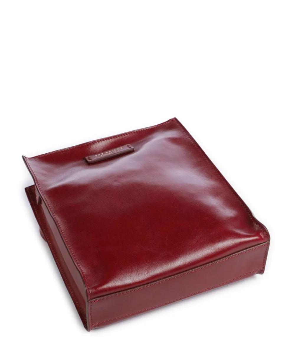 Mirra Umhängetasche fein genarbtes Rindsleder dunkelrot