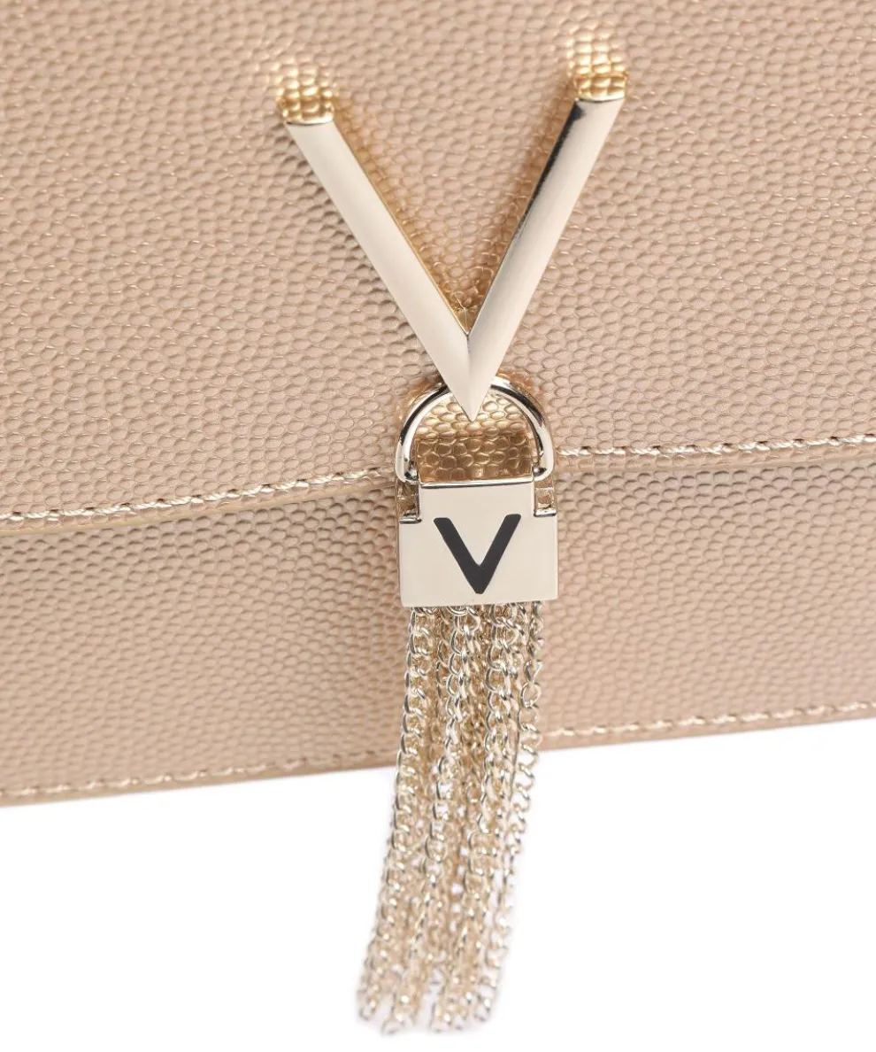 Divina Schultertasche Lederimitat gold