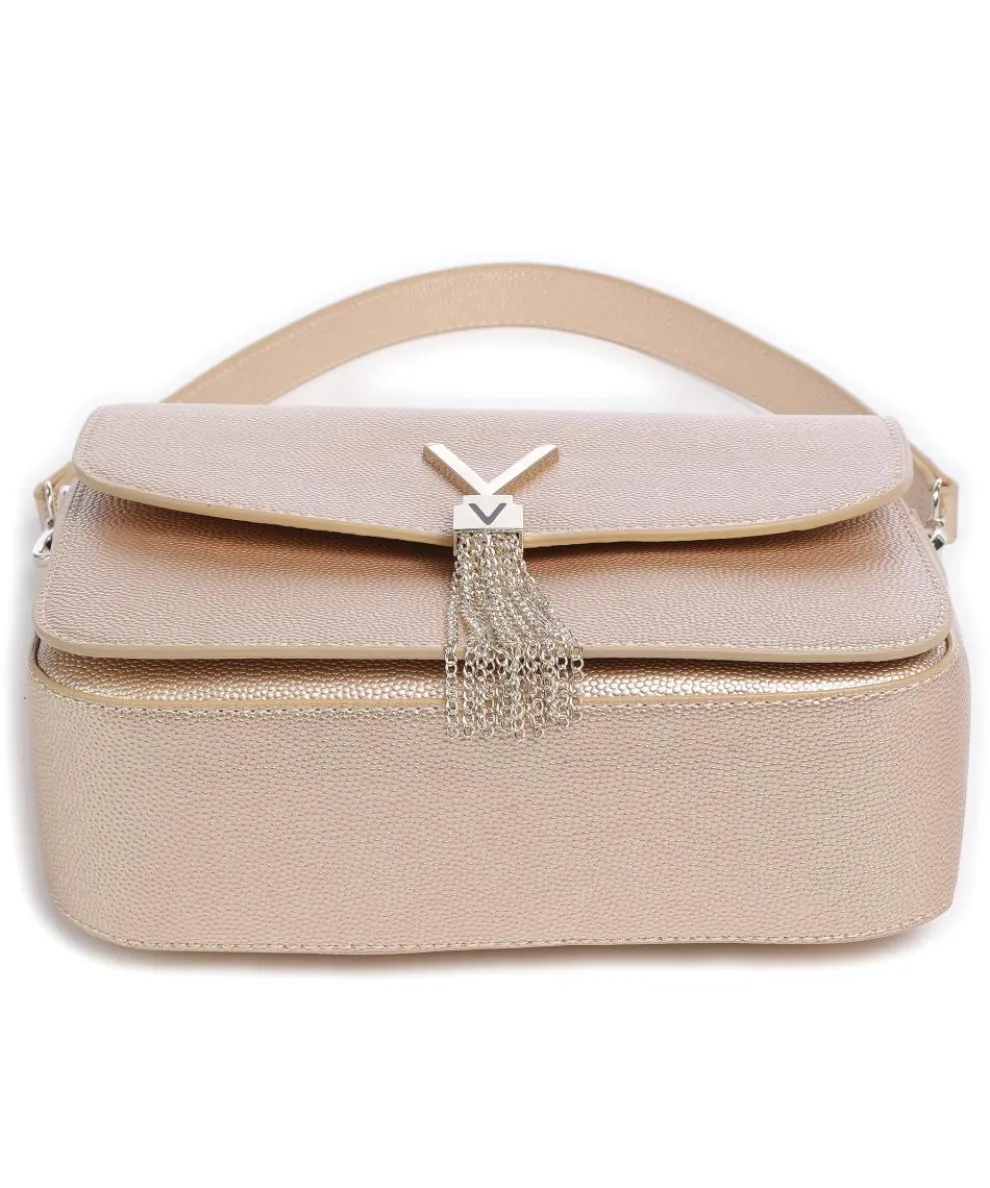 Divina Schultertasche Lederimitat gold