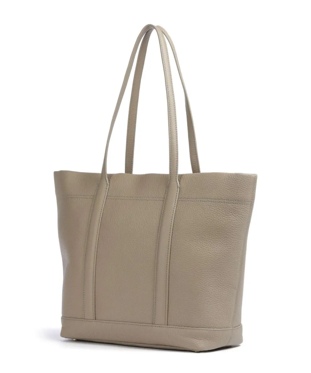 Bozen Zeta Shopper genarbtes Rindsleder taupe