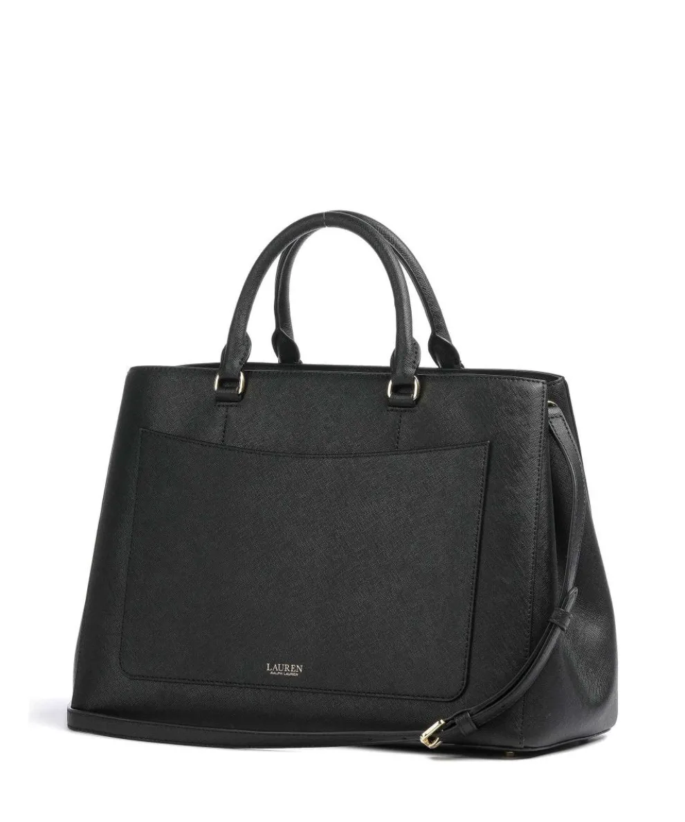 Hanna 37 Handtasche Saffiano-Rindsleder schwarz