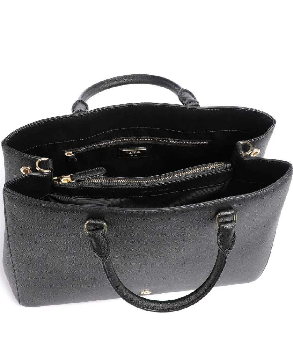 Hanna 37 Handtasche Saffiano-Rindsleder schwarz
