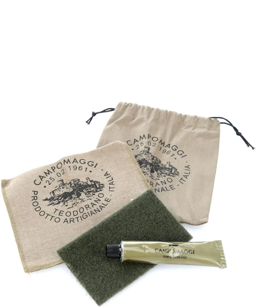 Gürteltasche genarbtes Rindsleder gold