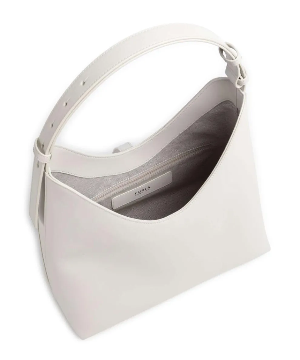 Goccia M Beuteltasche fein genarbtes Kalbsleder creme