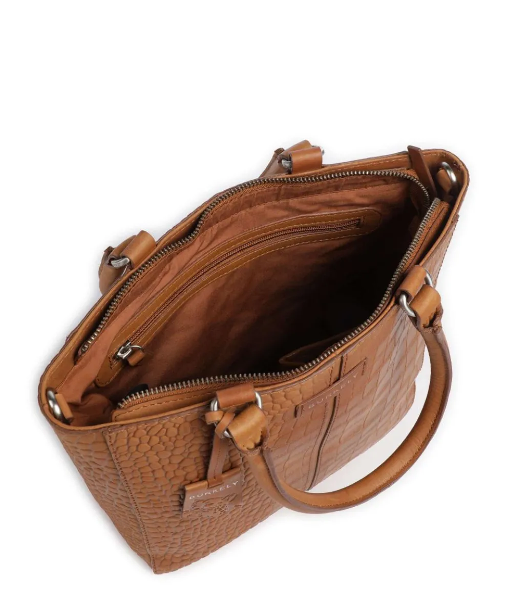 Cool Colbie Handtasche geprägtes Leder cognac