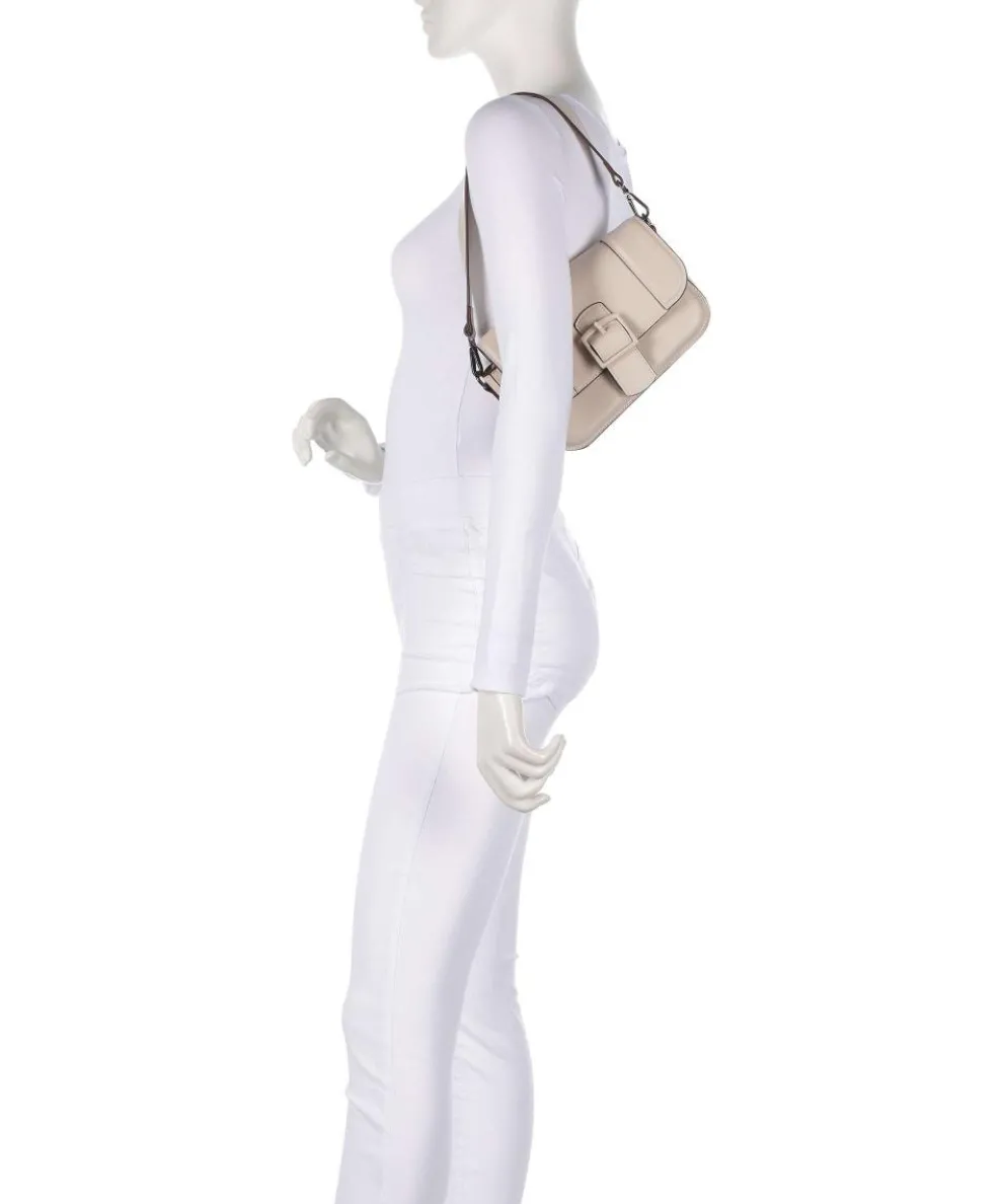 Zita Schultertasche Lederimitat sand