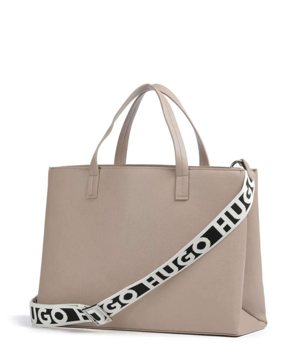 Bel Handtasche Lederimitat beige