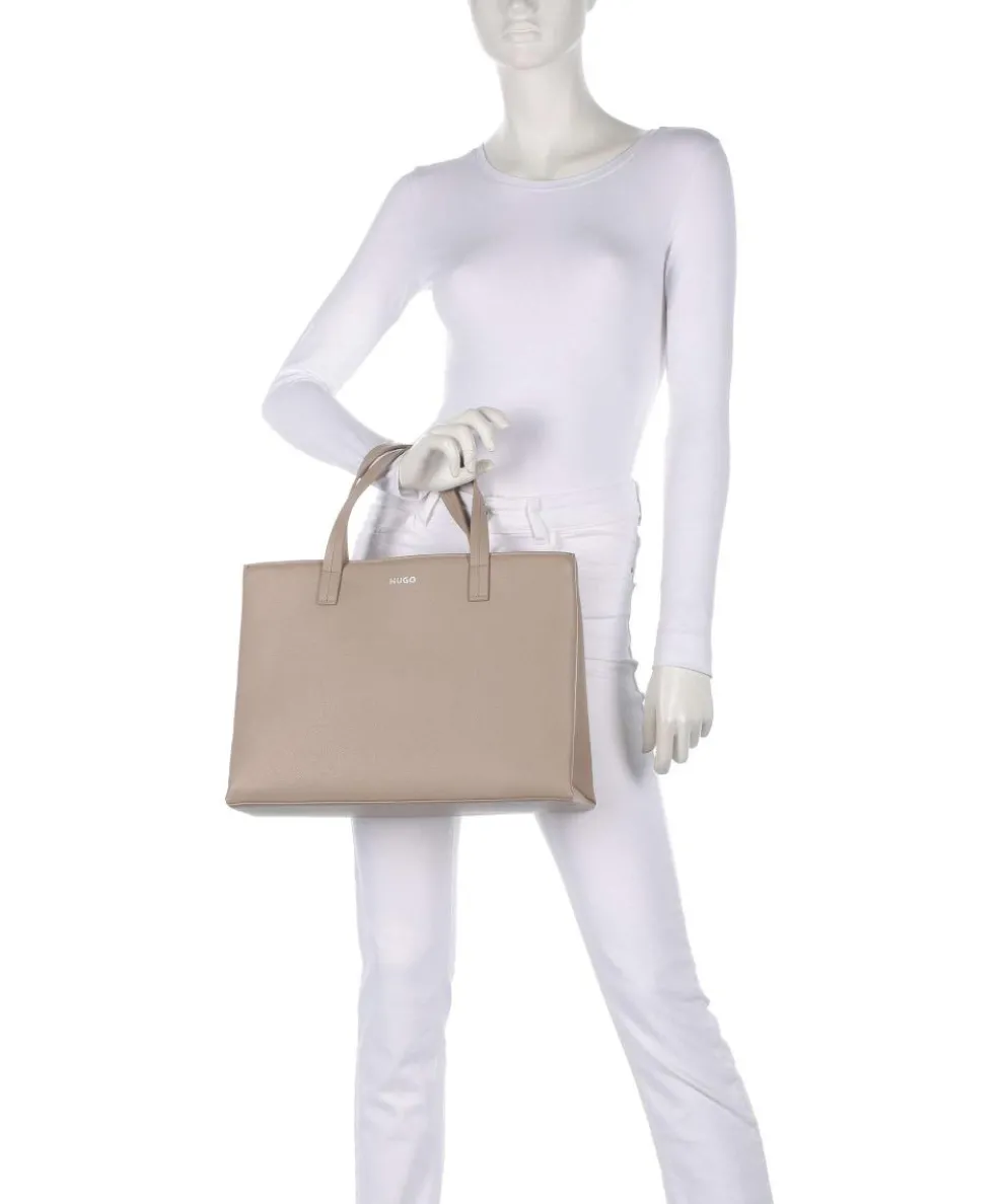 Bel Handtasche Lederimitat beige
