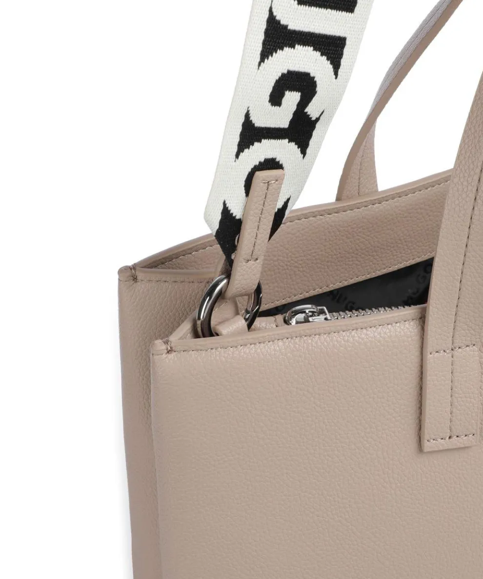 Bel Handtasche Lederimitat beige
