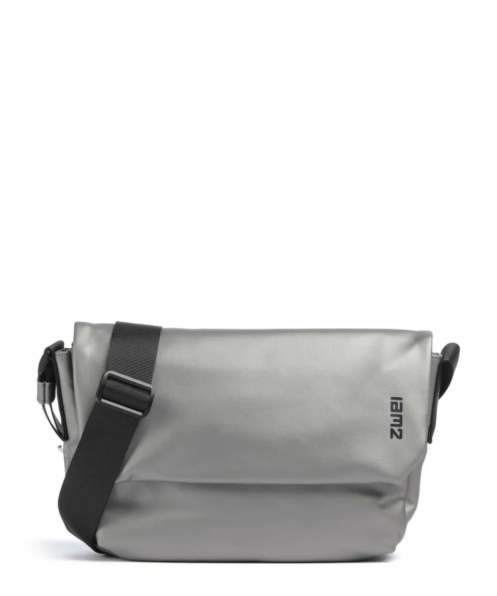 Cargo Kuriertasche Lederimitat grau