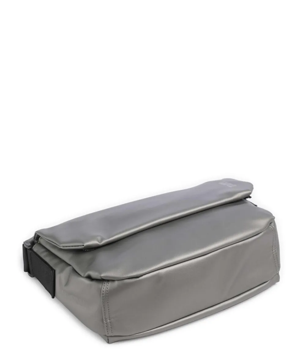 Cargo Kuriertasche Lederimitat grau