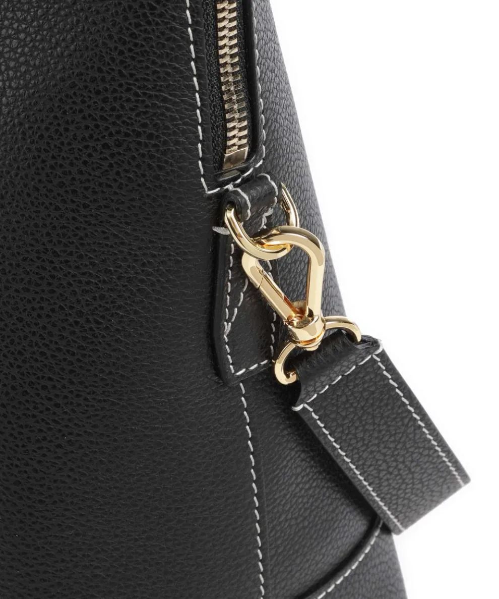 Belleville Bugatti L Handtasche genarbtes Rindsleder schwarz