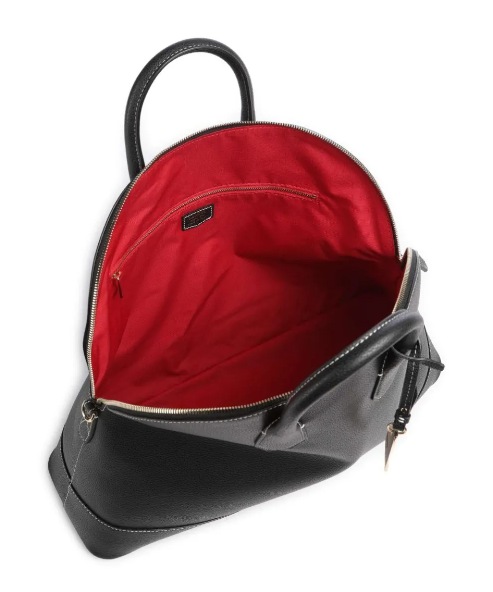 Belleville Bugatti L Handtasche genarbtes Rindsleder schwarz