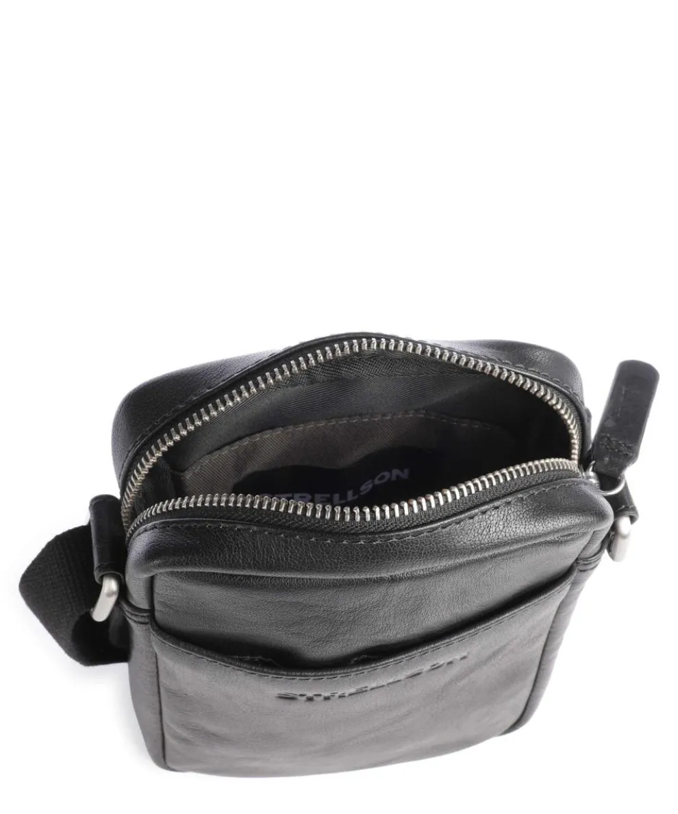 Kenley Marcus Umhängetasche Büffelleder schwarz