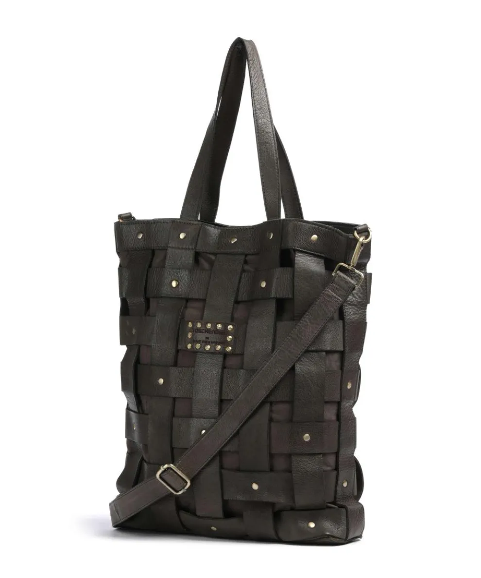 Griesgasse 3 Shopper genarbtes Rindsleder dunkelgrün