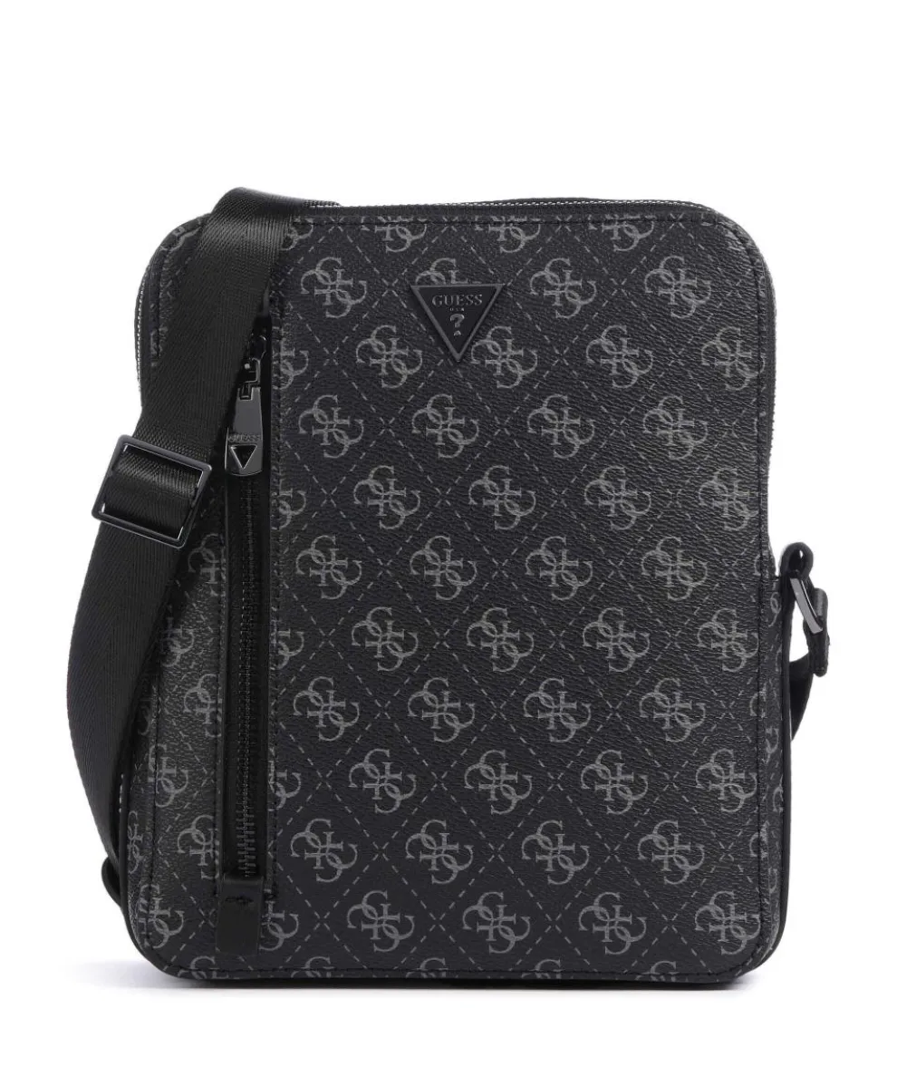 Torino Umhängetasche Lederimitat schwarz