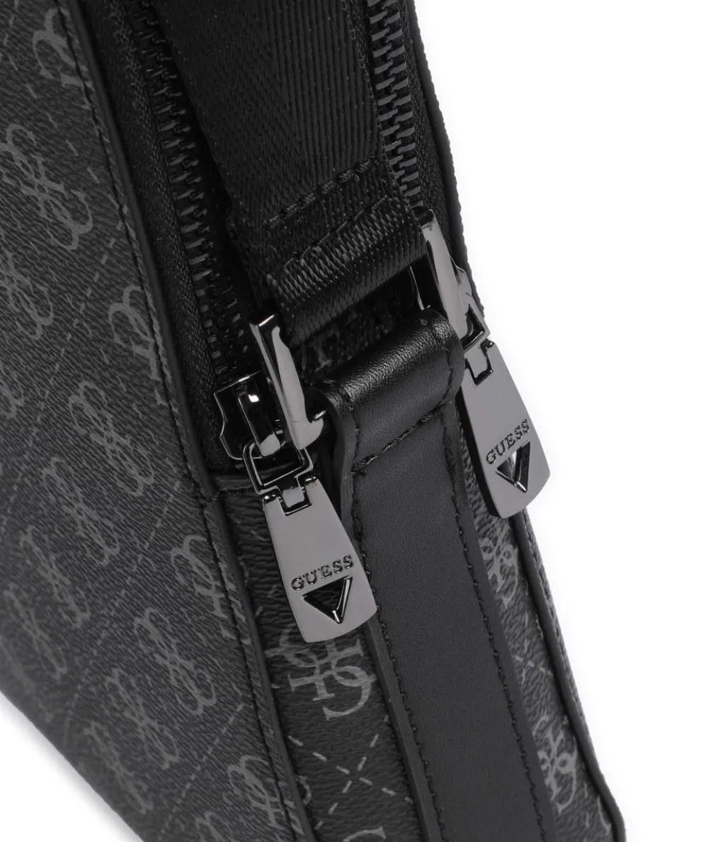 Torino Umhängetasche Lederimitat schwarz