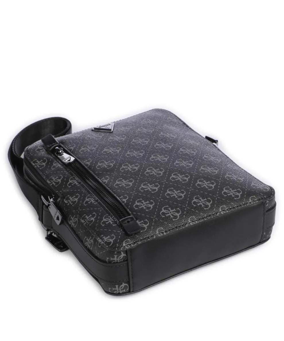 Torino Umhängetasche Lederimitat schwarz