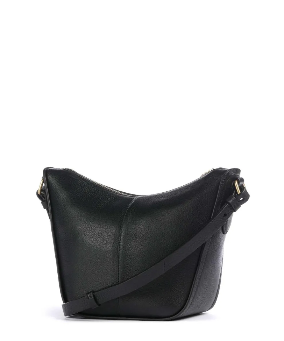 Oak Street Umhängetasche genarbtes Rindsleder schwarz