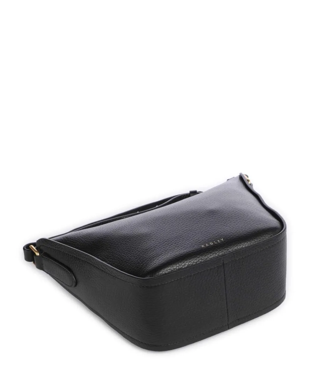 Oak Street Umhängetasche genarbtes Rindsleder schwarz