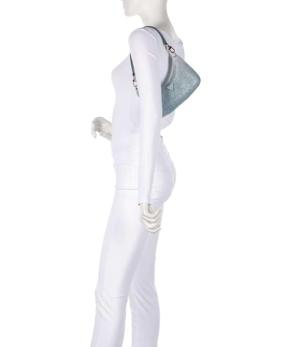 Zalina Schultertasche Aluminium hellblau