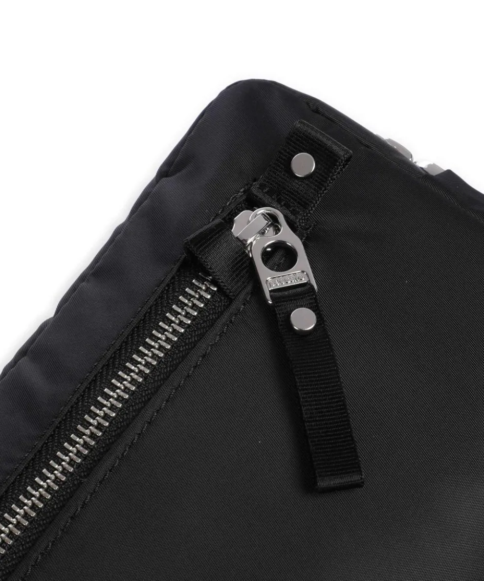 3 in 1 Umhängetasche recyceltes Polyester schwarz