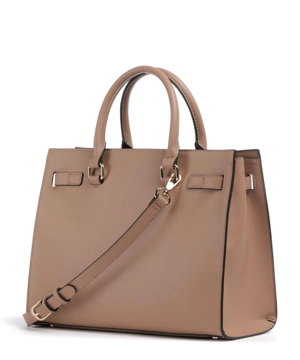 Halona Handtasche Lederimitat hellbraun