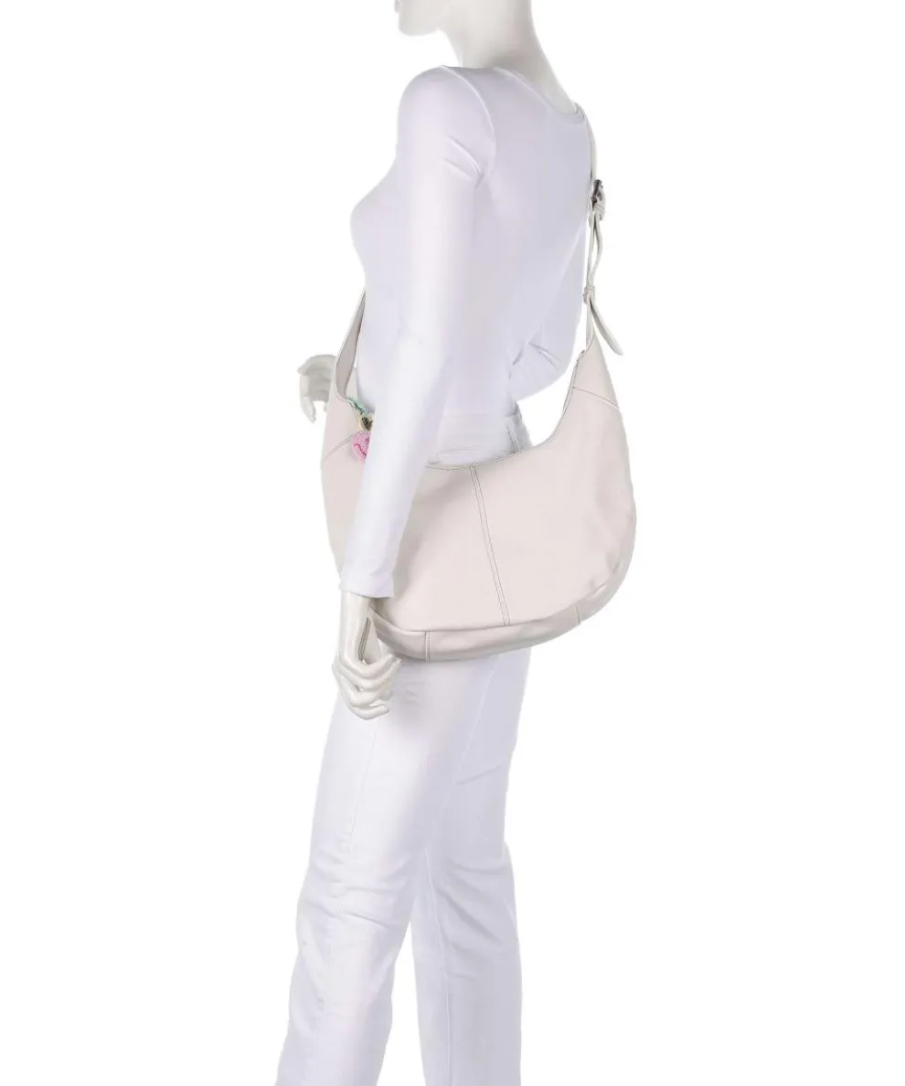 Take A Smile Beuteltasche Schafsleder creme