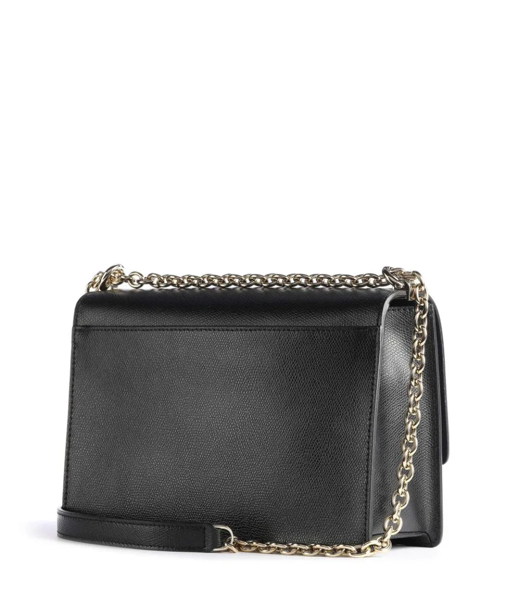 1927 S Schultertasche genarbtes Leder schwarz