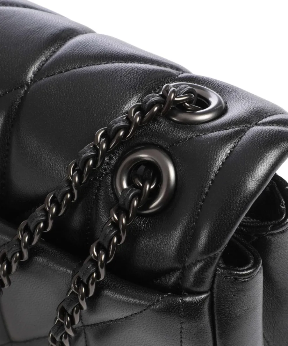 Tabby 20 Schultertasche fein genarbtes Leder schwarz