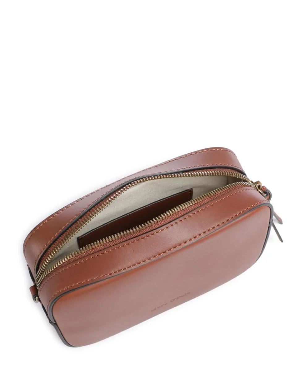 Liana XS Umhängetasche fein genarbtes Rindsleder cognac