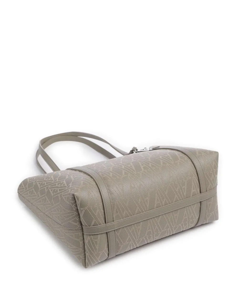 Silvye Shopper Lederimitat taupe