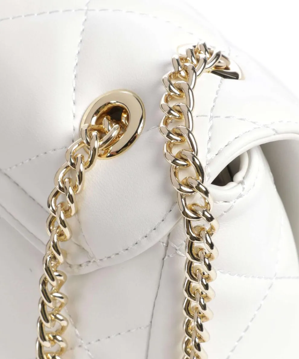 Ocarina Schultertasche Lederimitat weiß