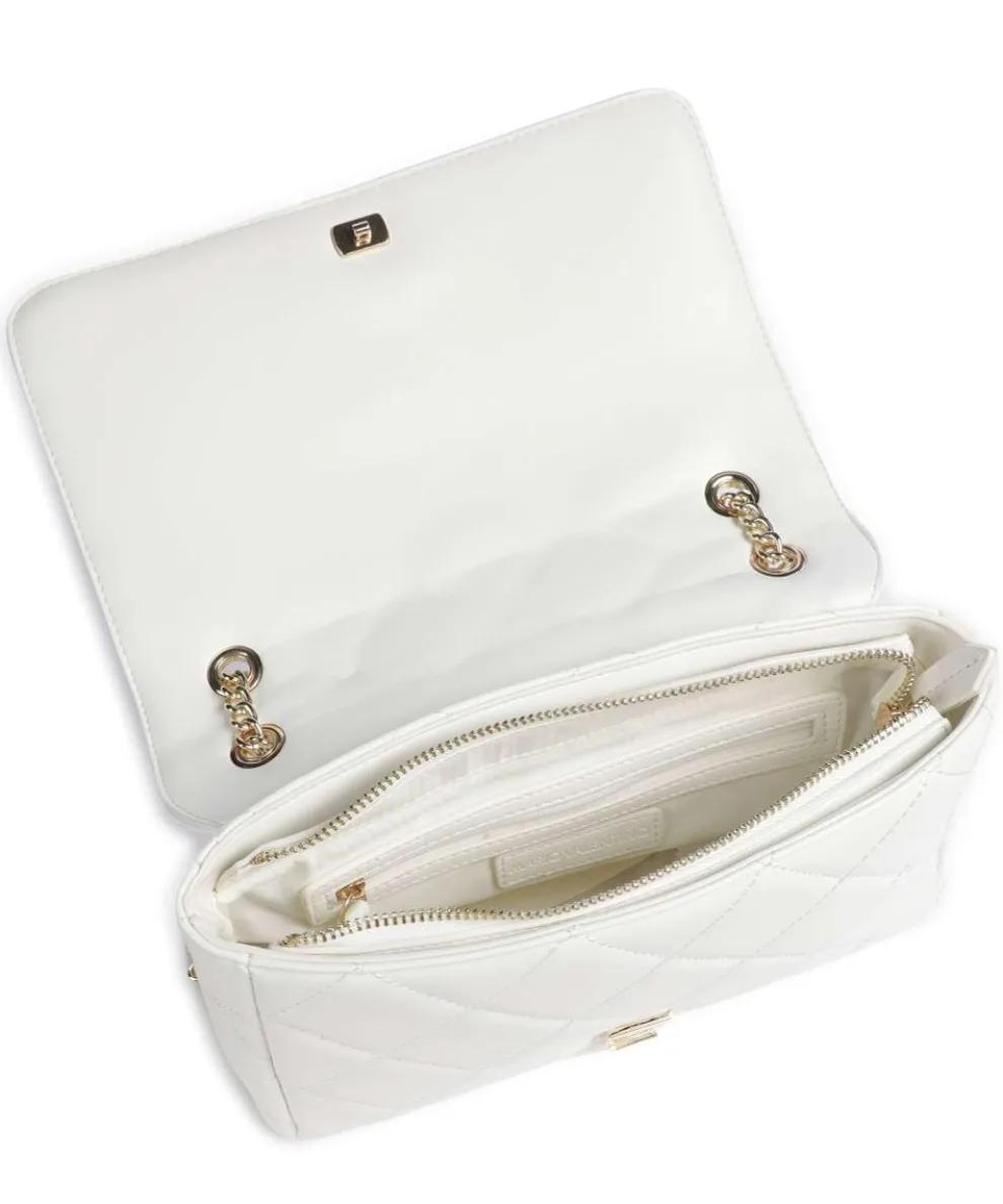 Ocarina Schultertasche Lederimitat weiß