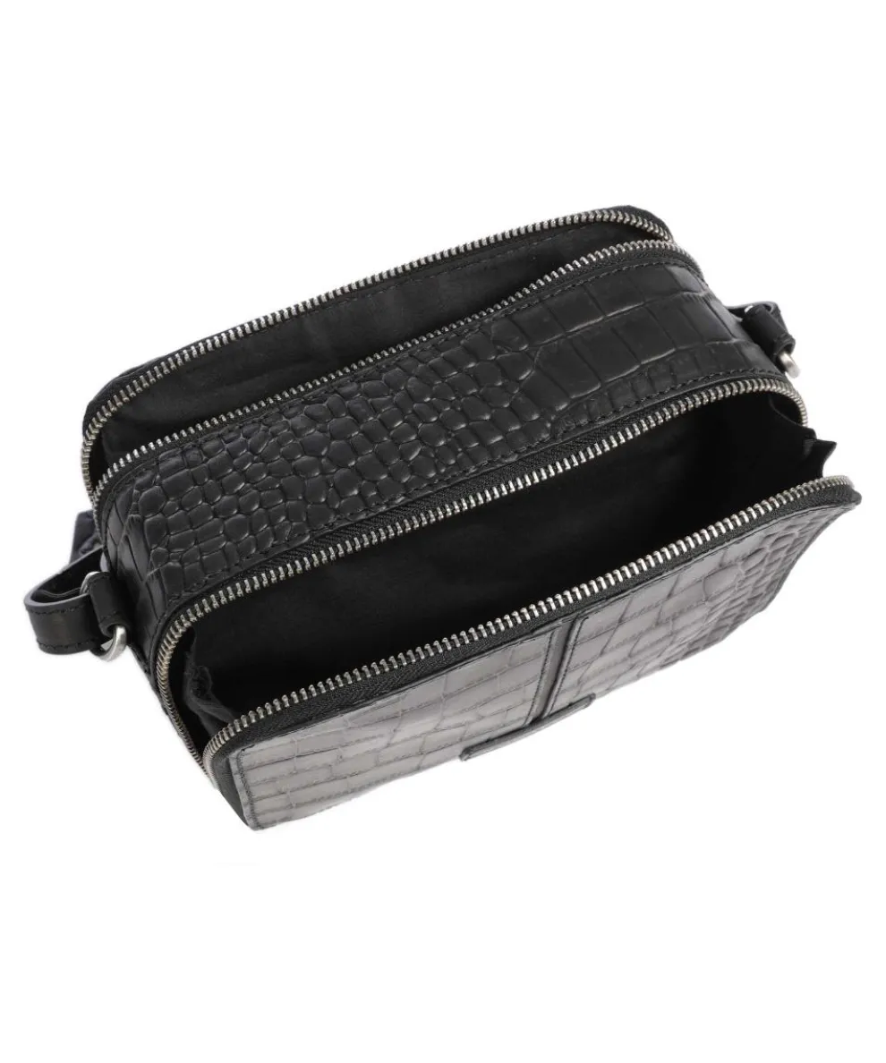 Cool Colbie Umhängetasche geprägtes Leder schwarz