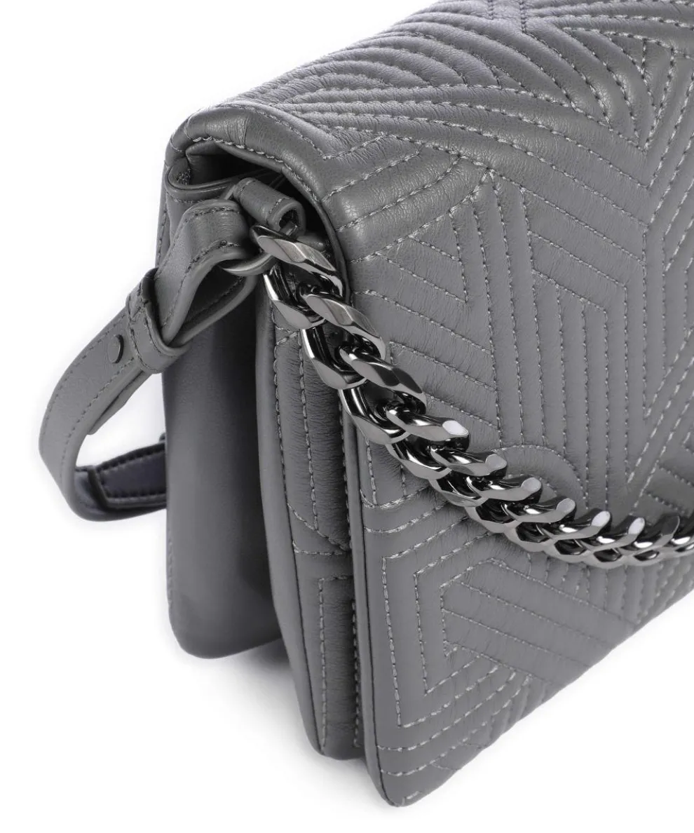 Desiree Umhängetasche Lederimitat dunkelgrau