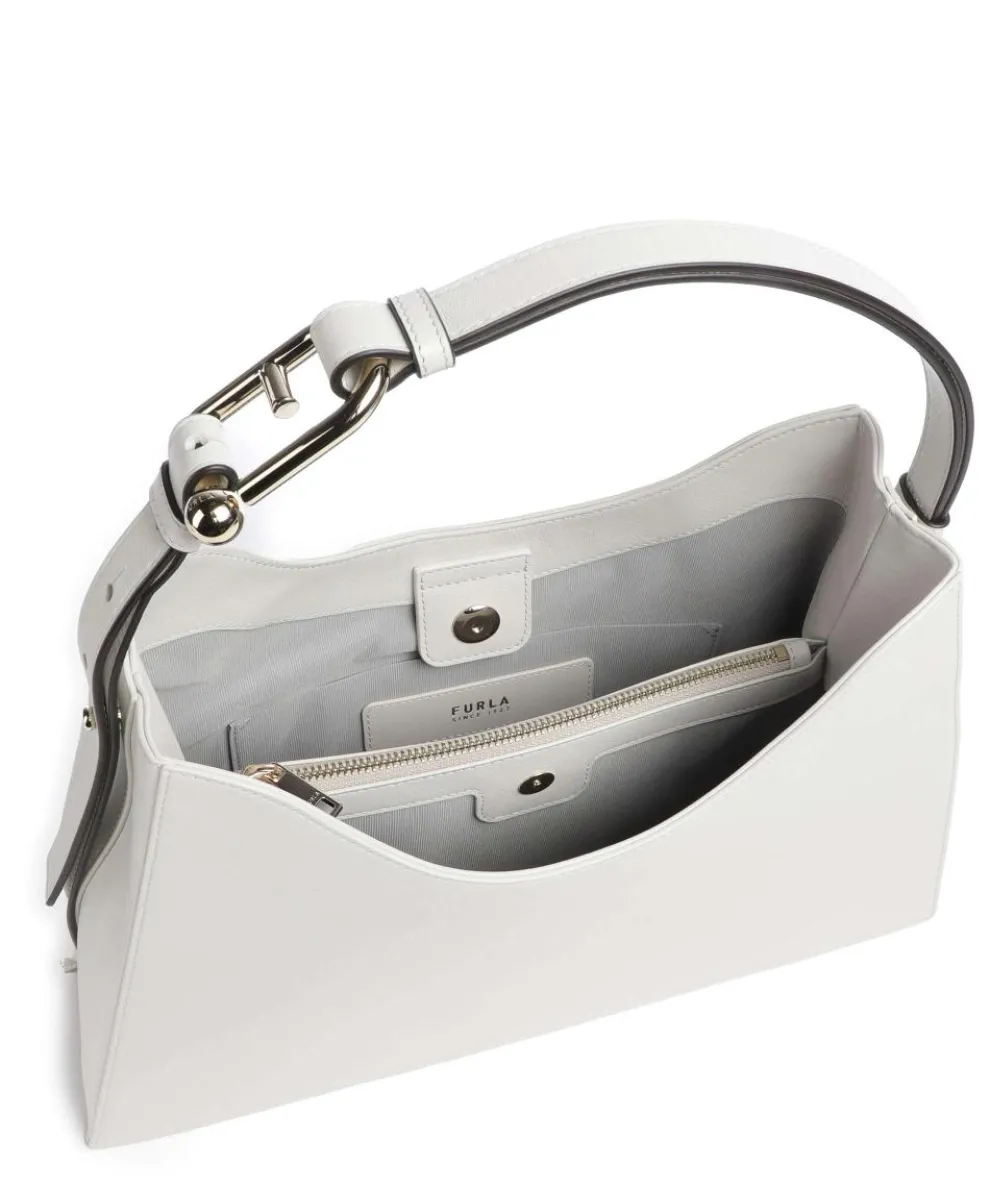 Nuvola L Beuteltasche fein genarbtes Leder elfenbein