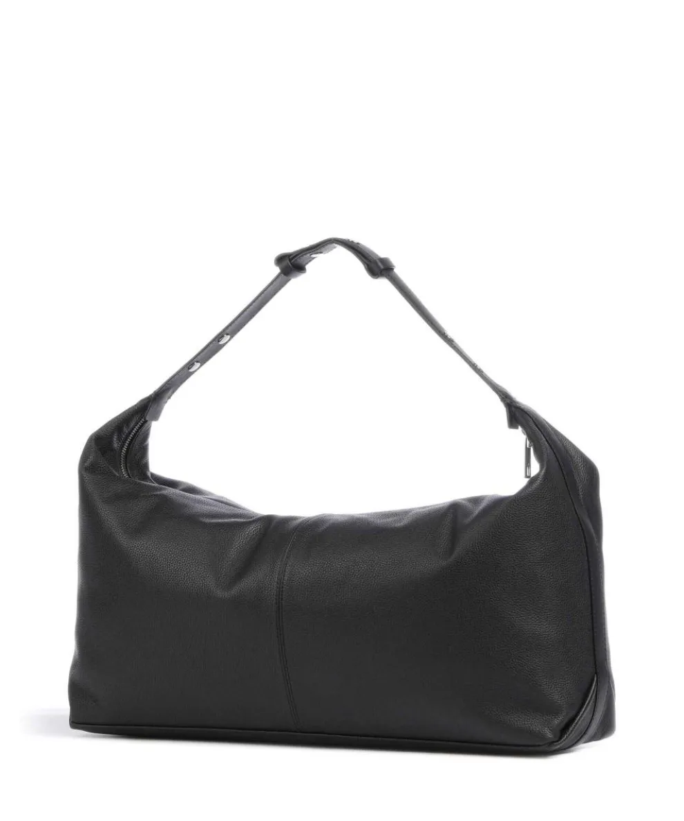 Paris 4 Small Pebble L Weekender genarbtes Leder schwarz