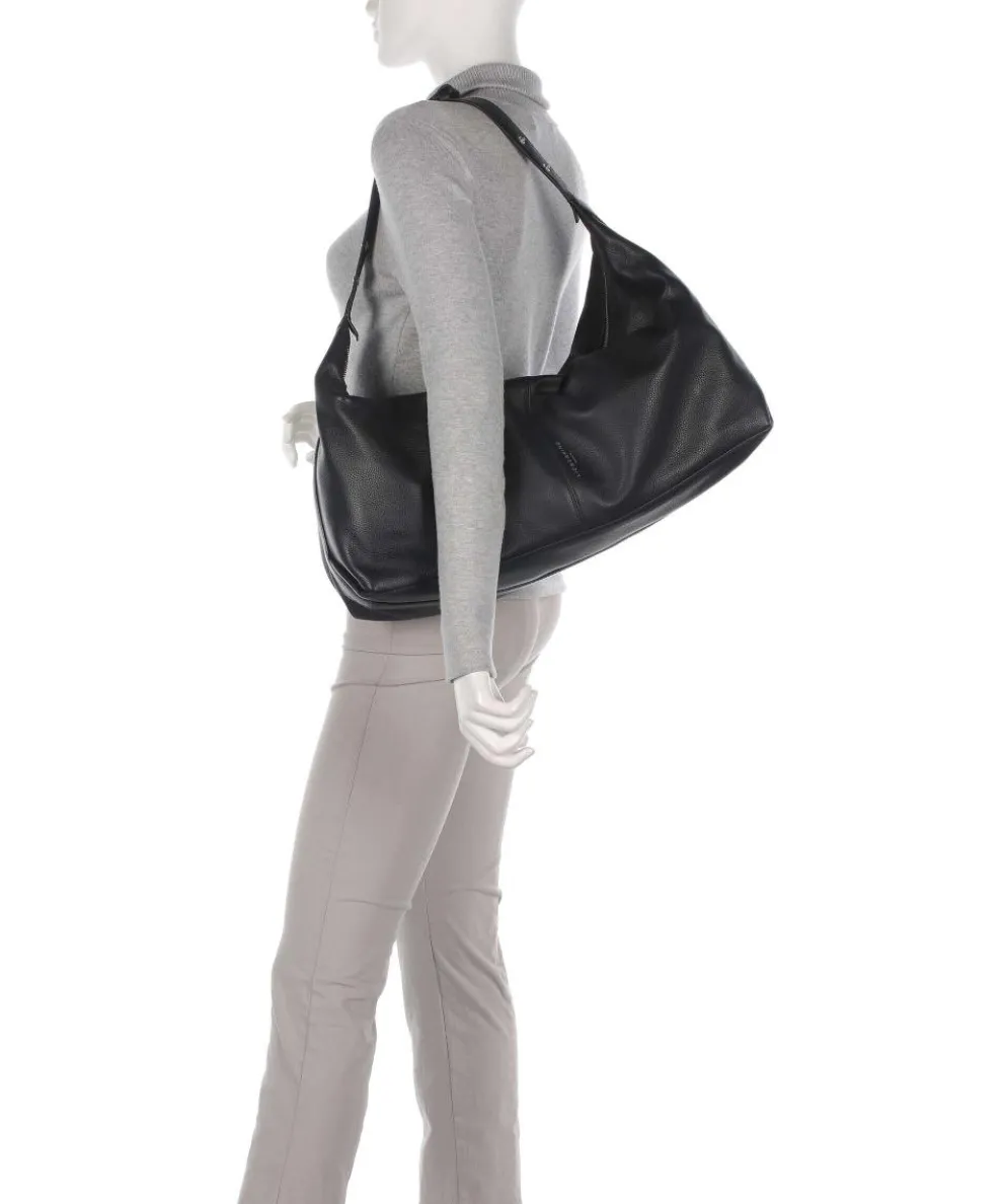 Paris 4 Small Pebble L Weekender genarbtes Leder schwarz