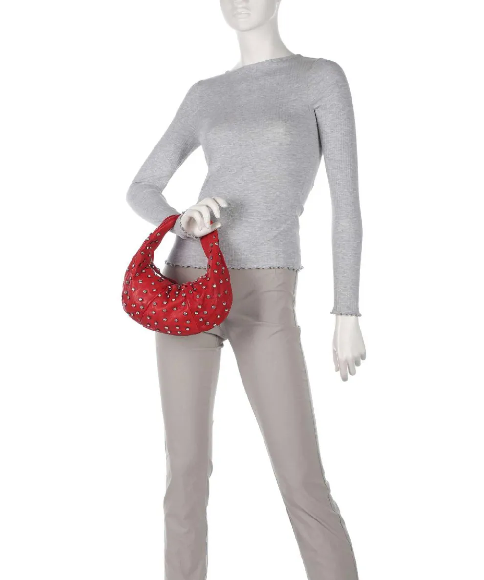 Beuteltasche Rindsleder rot