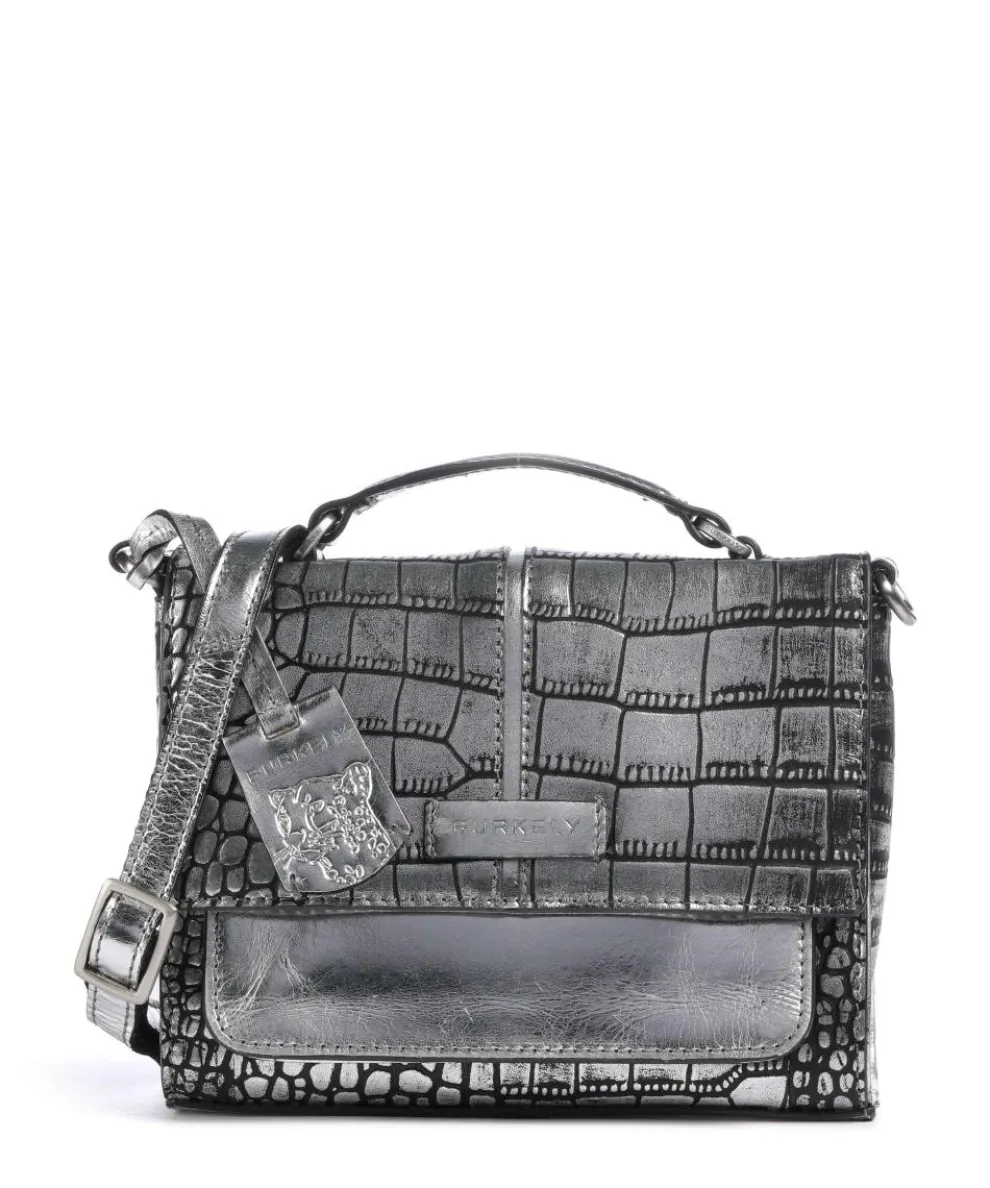 Cool Colbie Umhängetasche geprägtes Leder silber