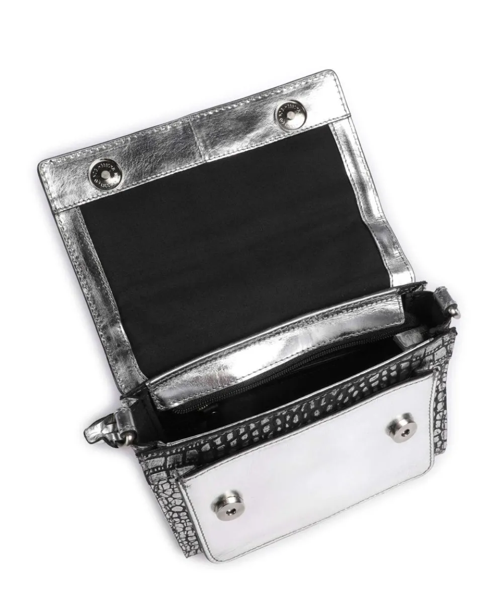 Cool Colbie Umhängetasche geprägtes Leder silber