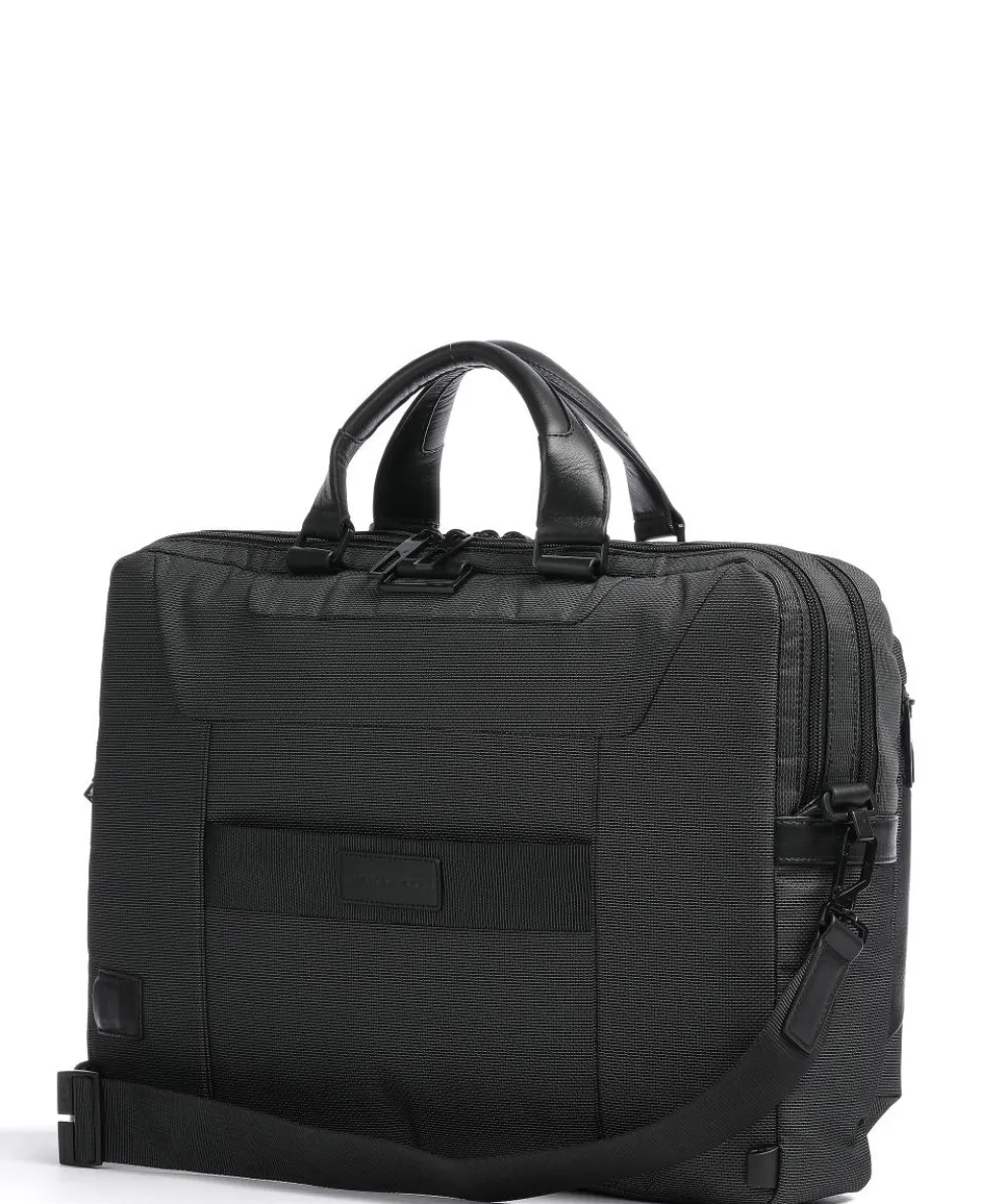 Gio Aktentasche 15″ recyceltes Polyester schwarz