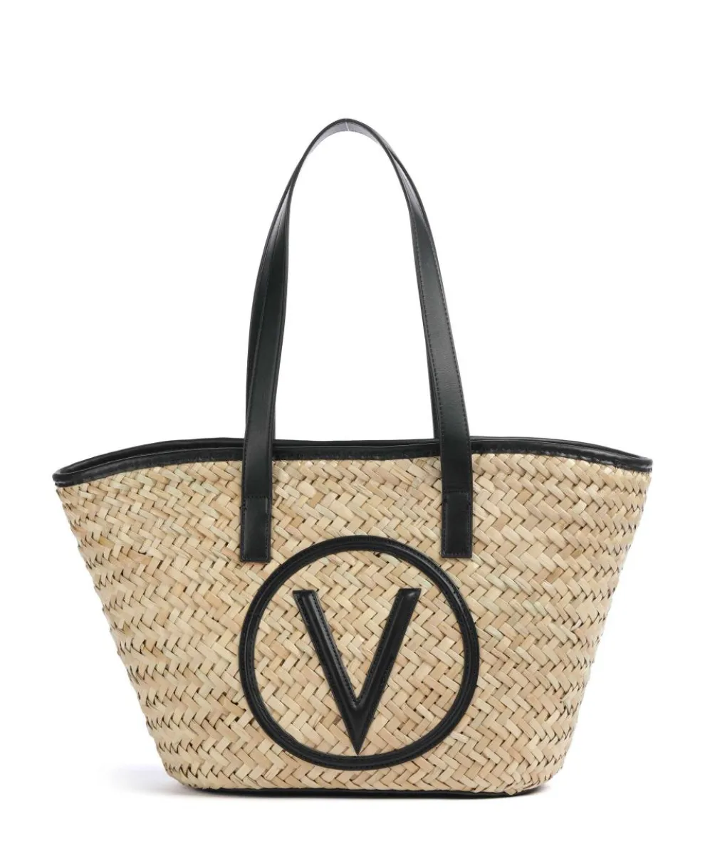 Samuela Shopper Bast beige/schwarz