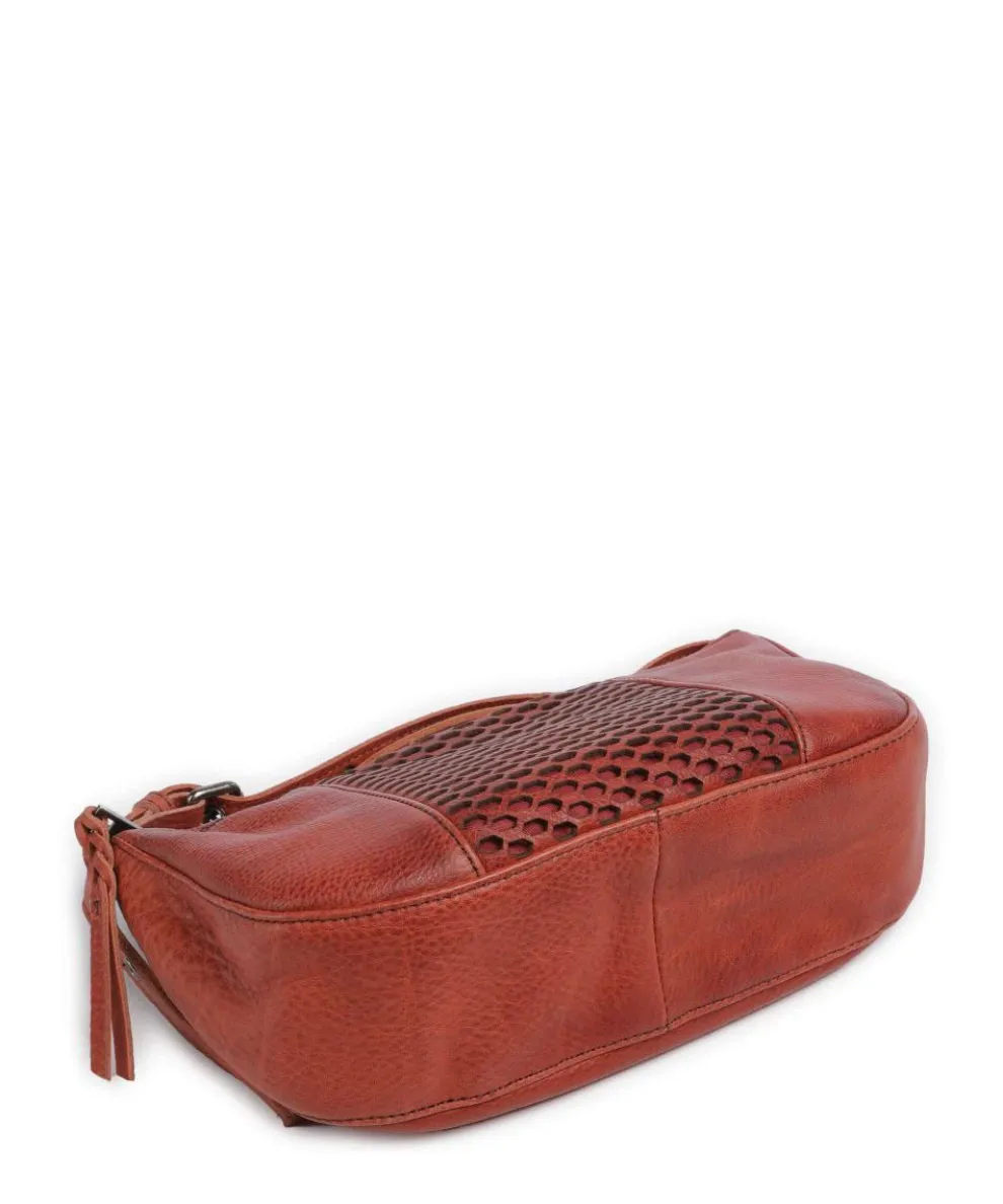 My Umhängetasche Leder dunkelrot