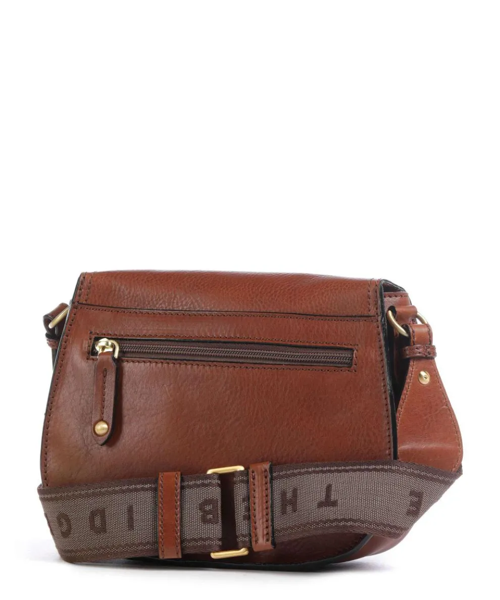 Isadora Umhängetasche fein genarbtes Rindsleder braun