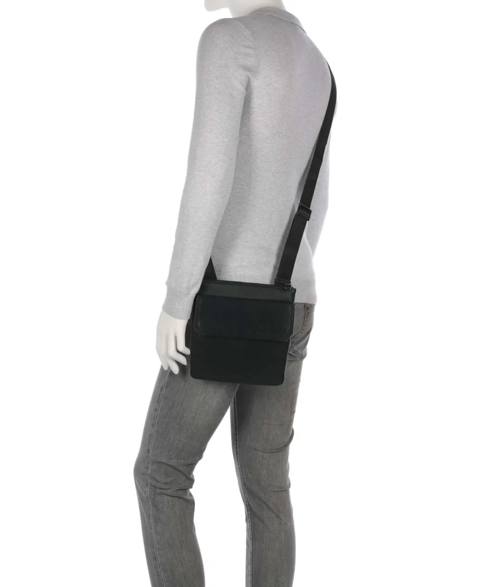 Jacques Umhängetasche Lederimitat schwarz