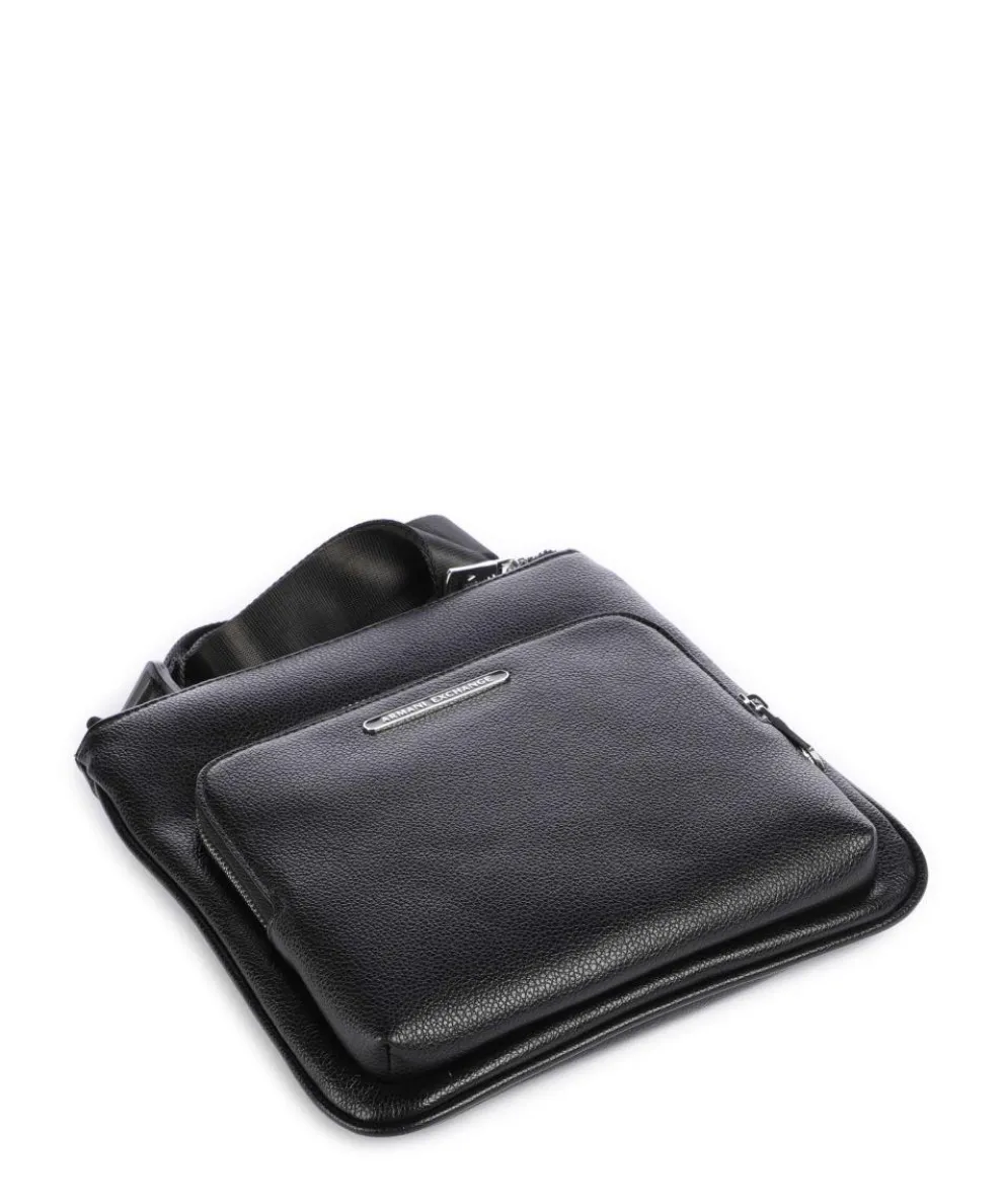 Okinawa Umhängetasche Lederimitat schwarz