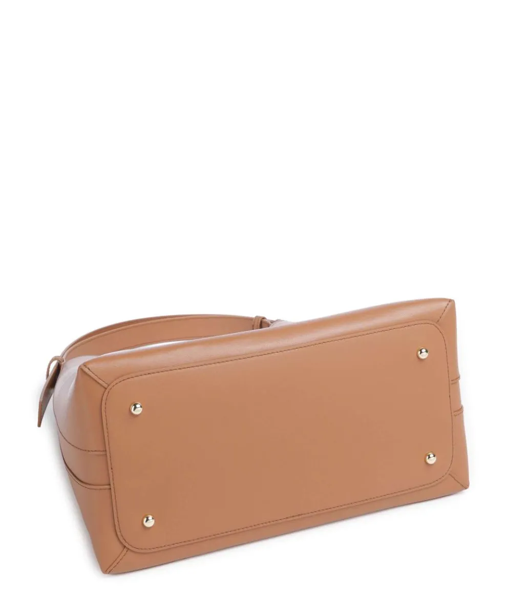 Goccia M Beuteltasche fein genarbtes Kalbsleder braun